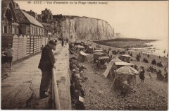 Ault vue d'ensemble de la Plage
