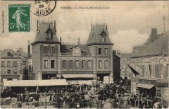 Hirson La Place du Marche à Hirson