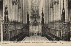 Amiens La Cathedrale Stalles du Choeur à Amiens