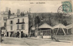 Laon Les escaliers