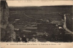 Coucy-le-Chateau La vallee prise du chateau