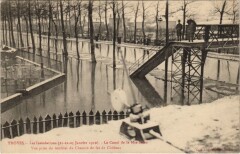 Troyes Inondation 1910 Calan de la The-Seine à Troyes