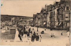 Mers-les-Bains L'Esplanade à Mers-les-Bains