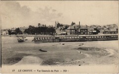 Le Crotoy Vue generale du port au Crotoy