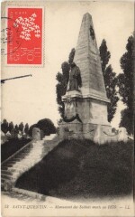 Saint-Quentin Monument des soldats à Saint-Quentin
