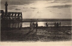 Trouville Coucher de Soleil