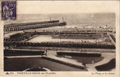 Trouville La Plage et les Jetees
