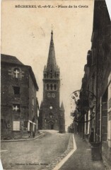 Becherel Place de la Croix