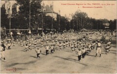 Troyes Concours Regional de l'Est 1912 mouvements d'ensemble à Troyes