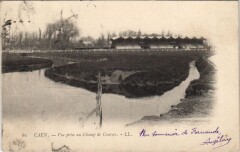 Caen vue prise au Champ de Courses