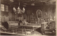 Carte postale ancienne Rennes Palais de Justice , Salle des Assises
                                                                     à Rennes
                                