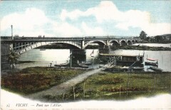 Vichy Pont sur l'Allier France à Vichy