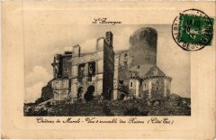 Murol Chateau de Murols - Vue d'Ensemble des Ruines à Murol