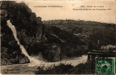 Vallee de la Dore - Passerelle Emportee par l'Inondation 1907