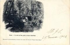 Royat Un Coin du Parc pres le Source Saint-Mart à Royat