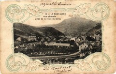 Le Mont-Dore - Vue générale prise de la route du Sancy à Mont-Dore