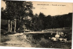 Chalmazelles - Passerelle sur le Lignon