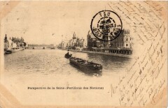 Paris Expo 1900 - Perspective de la Seine