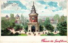 Paris Expo 1900 - Le Colombier militaire