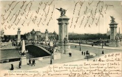 Paris Expo 1900 - Le Pont Alexandre Iii