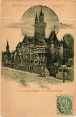 Paris Expo 1900 - Le Vieux Paris et les Glacons