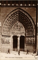 Notre Dame - Portail Central à Paris 4e