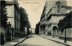 Carte postale ancienne Rue Erlanger
                                                                     à Paris 16e
                                