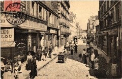 Carte postale ancienne La Rue Malar
                                                                     à Paris 7e
                                