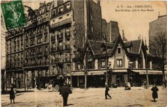 Rue Secrétan près la Rue Manin à Paris 19e