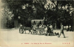 Paris 14e Les Allees du Parc de Montsouris à Paris 14e