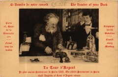 Carte postale ancienne Paris 5e La Tour D'Argent 15, Quai de la Tournelle
                                                                     à Paris 5e
                                