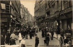 Paris (3e) Rue du Temple. à Paris 3e