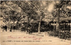 Paris (4e) Les Marche aux Fleurs. Quai aux Fleurs. à Paris 4e