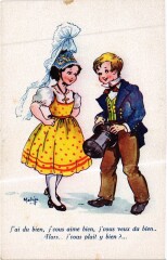 Garcon et Fille - Types -
													14 Calvados
												