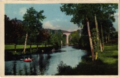 Clecy Bords de l'Orne vers le Viaduc