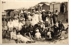 Bathing People - Photo Postcard