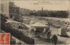 Dinard vue generale de la plage à Dinard