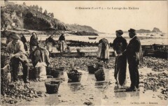 Cancale Le Lavage des Huitres à Cancale