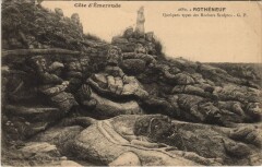 Rotheneuf Quelques types des Rochers Sculptes