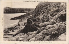 Rotheneuf Ermite sculptant les Rochers