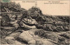Rotheneuf Quelques types des Roochers sculptes