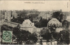 Fougeres vue generale du Chateau