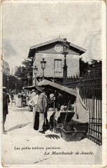 Carte postale ancienne Les petits métiers parisiens - La Marchande de Jouets
                                                                     à Paris 19e
                                