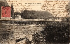 Creteil Barrage et Pont de Creteil France