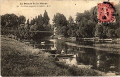 Creteil Le Pont Suspendu a Creteil France