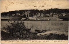 Villeneuve St.Georges Le Pont et la Ville France -
													94 Val de Marne
												