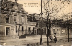 St.Maurice La Mairie et la Grande Rue France -
													94 Val de Marne
												