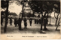 Camp de Carpiagne - Depart d'un Bataillon -
													13 Bouches du Rhône
												