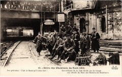 Paris Greve des Cheminots 1910