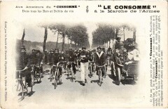 Paris advertisement Le Consomme a la Marche de l'Armee